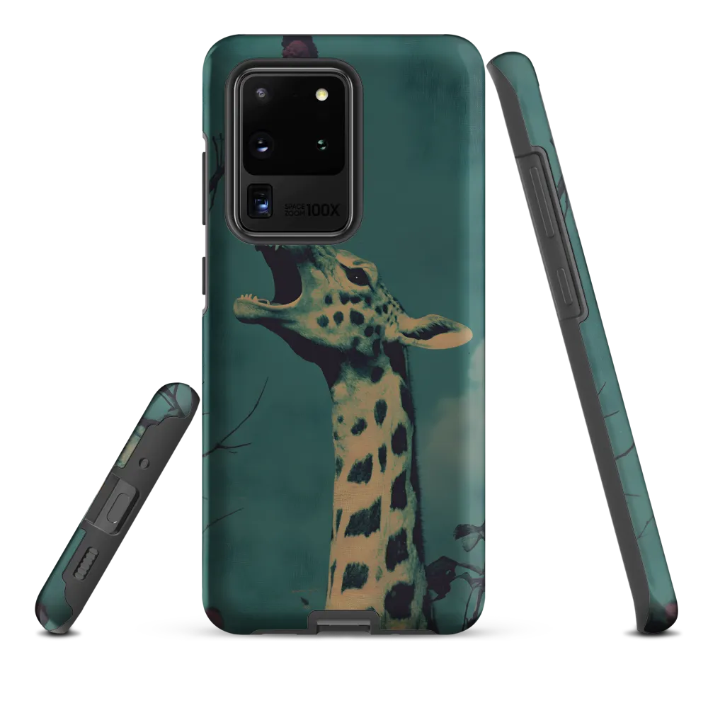 Whispers of the Tall: A Surreal Giraffe Encounter