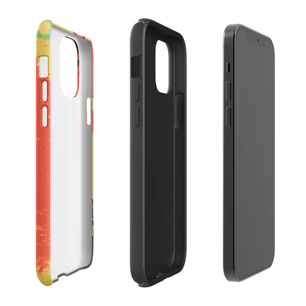 Journey to the Stars: A Retro-Futuristic Landscape | Phone Case |  12 Pro | Tough Case | Matte