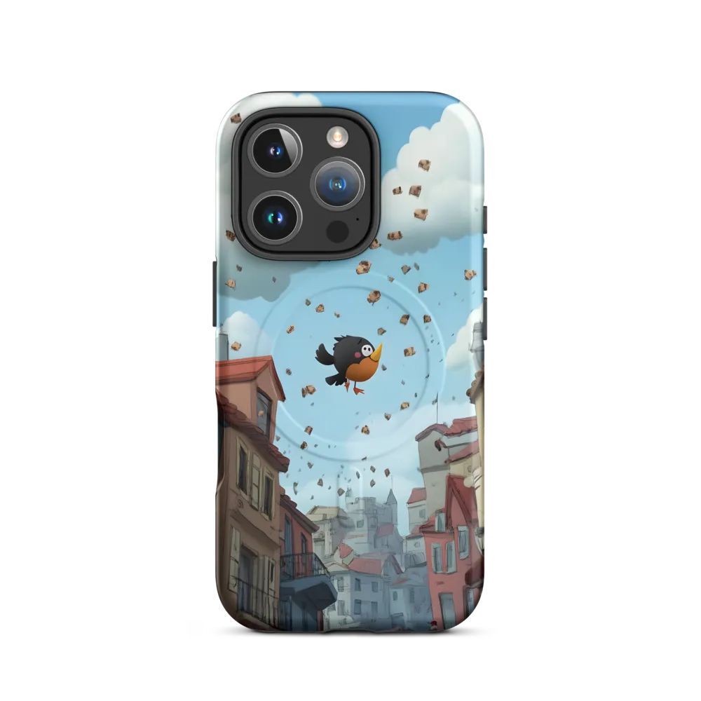 A Whimsical Flight Through Bread and Sky