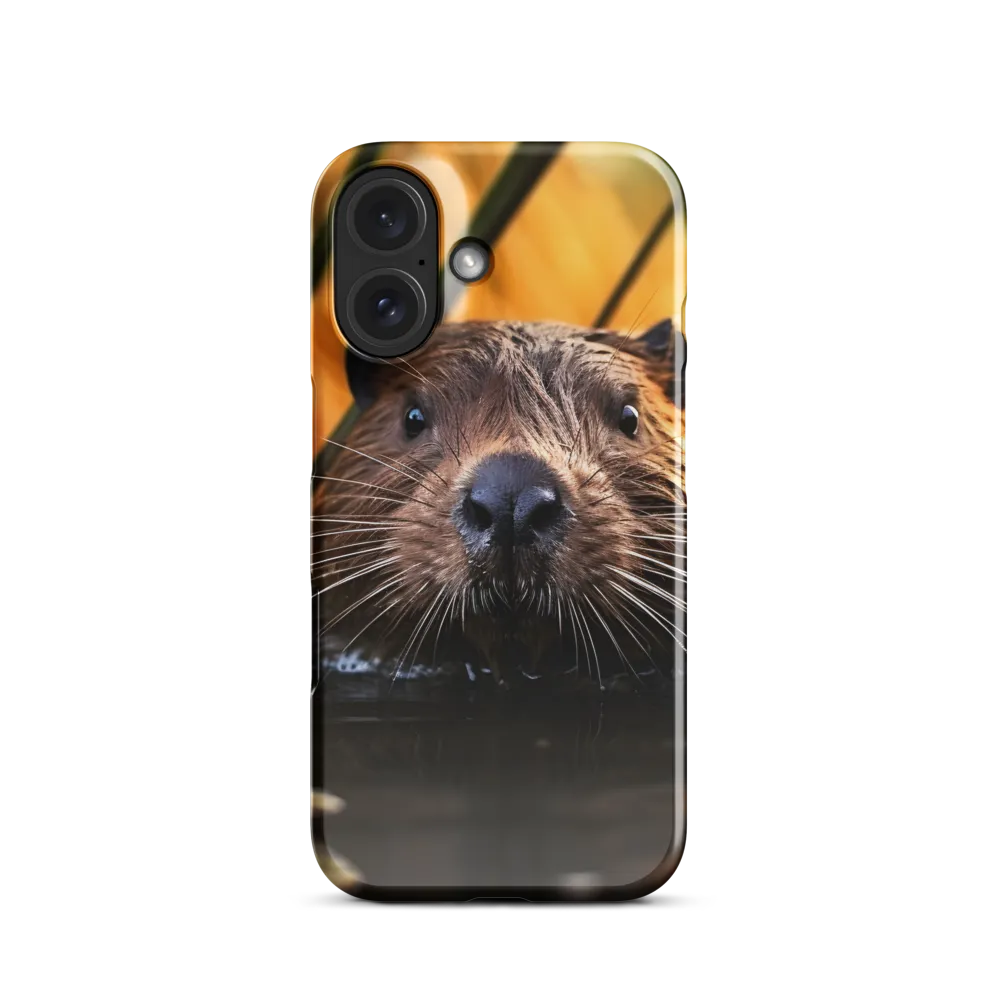 Beaver Serenity: A Natural Portrait | Phone Case |  16 | Snap Case | Glossy