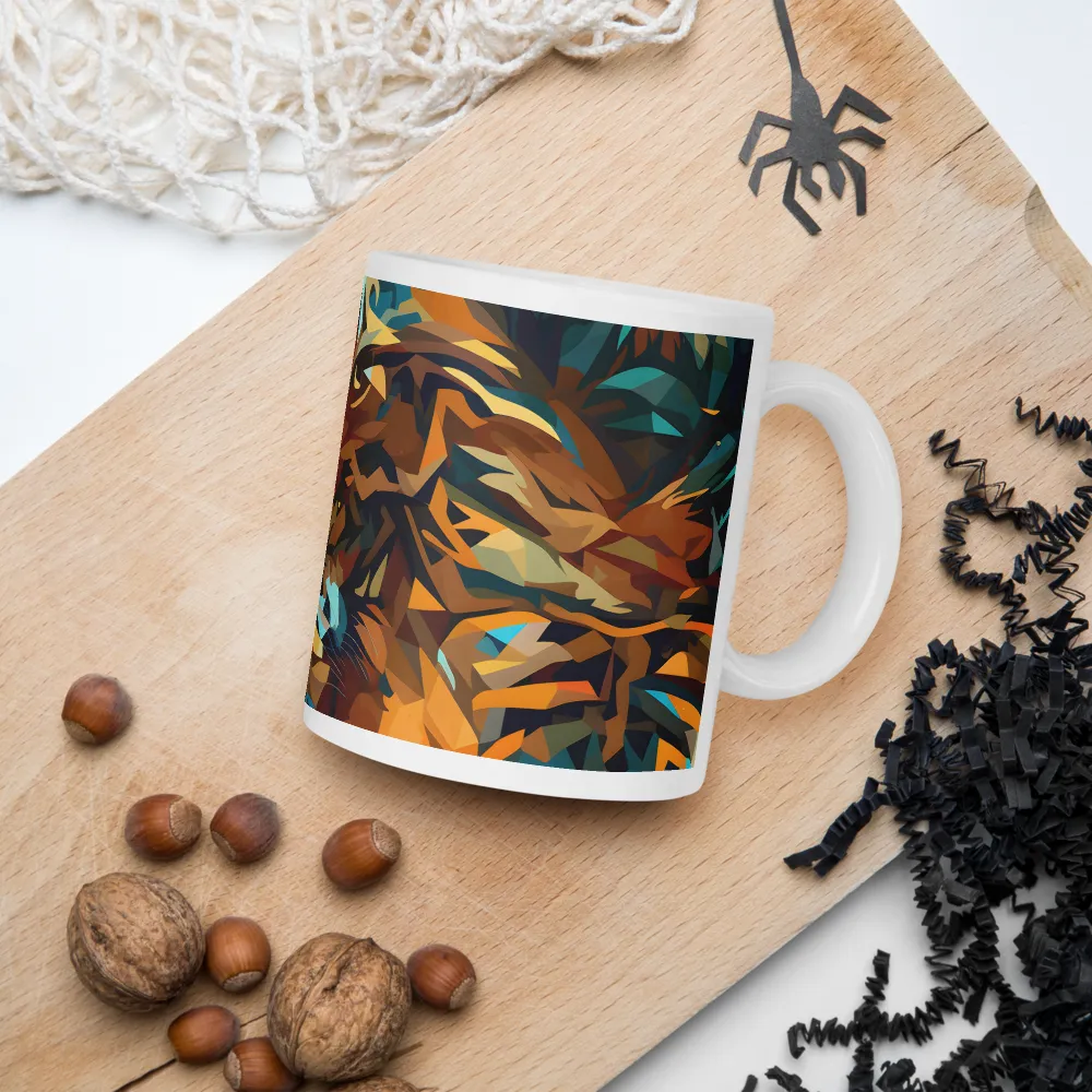 Wild Symphony: Abstract Tigers | Mugs | Multiple Sizes & Colors