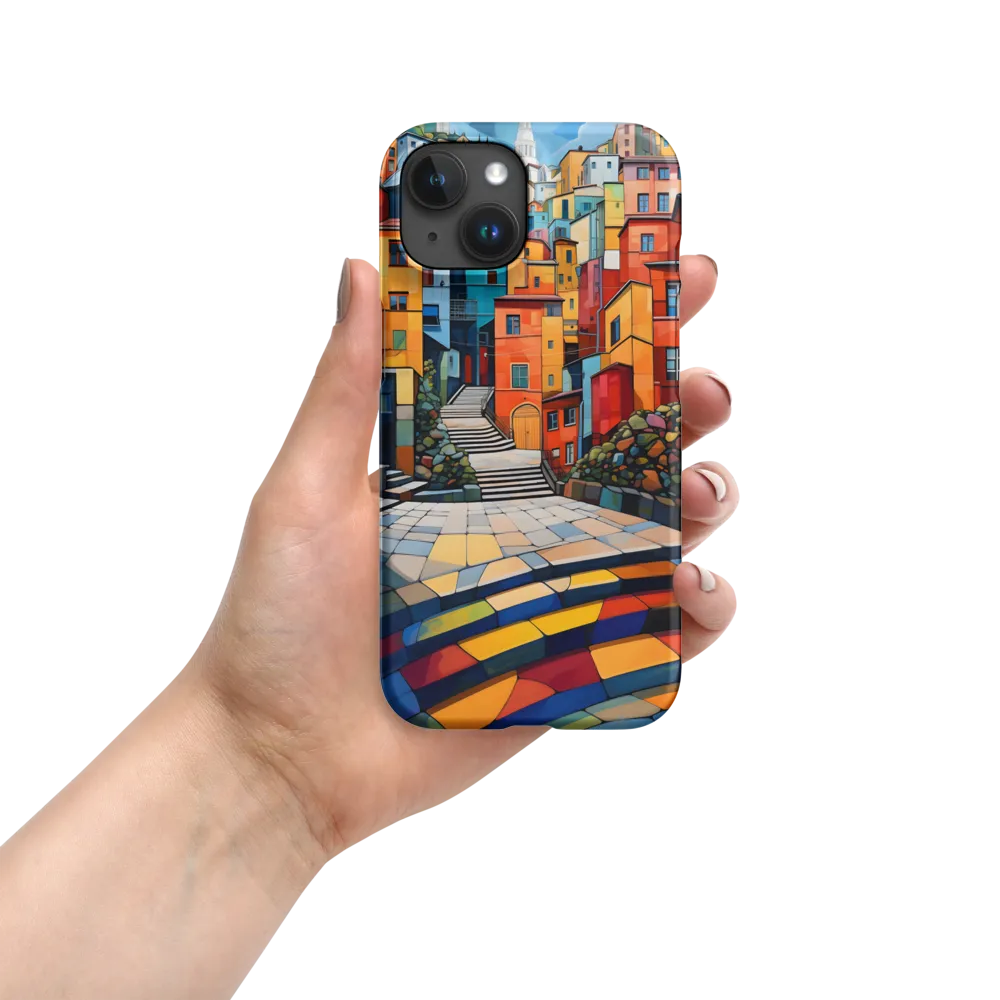 Vibrant Village: A Cubist Journey