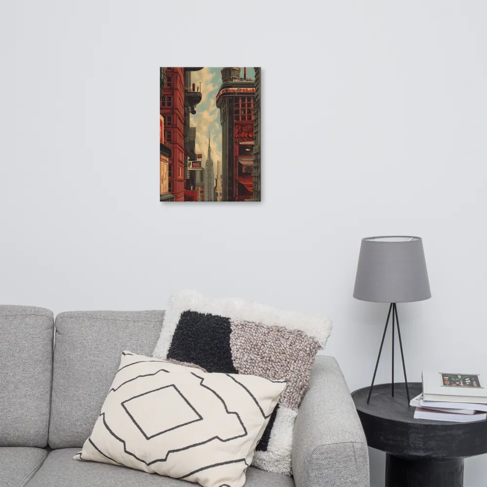A Glimpse of Tomorrow: Urban Ambition | Canvas | 18″×24″