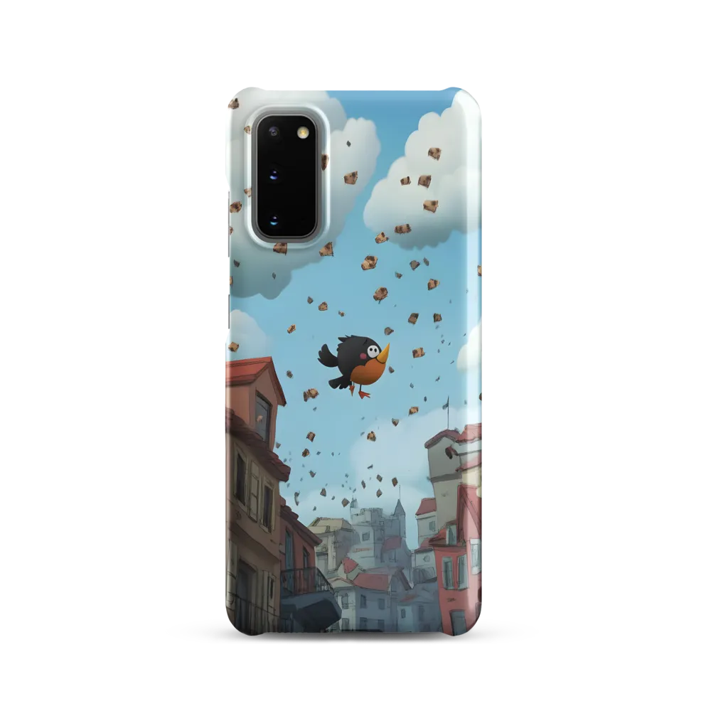 A Whimsical Flight Through Bread and Sky
