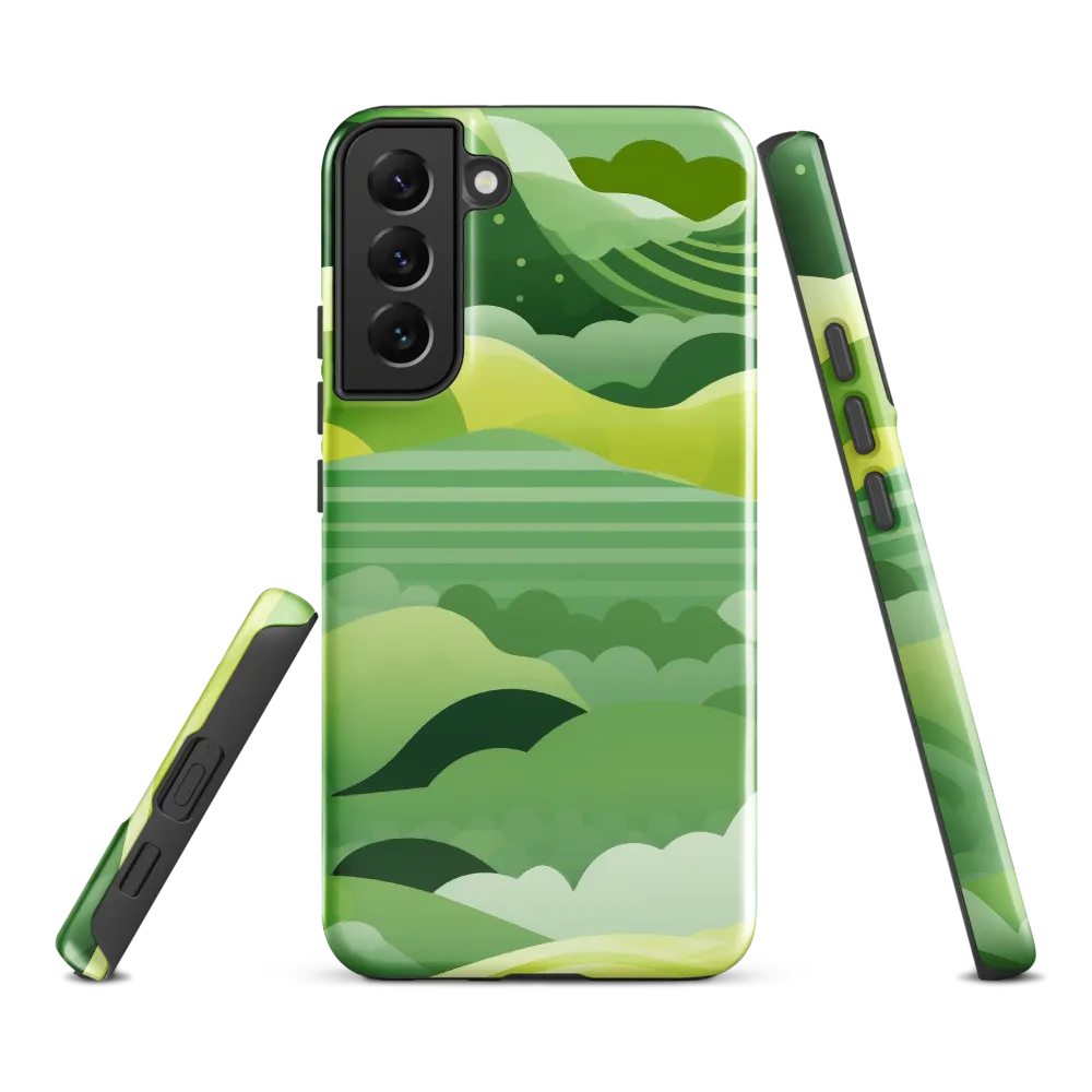 Tranquility in Green Waves