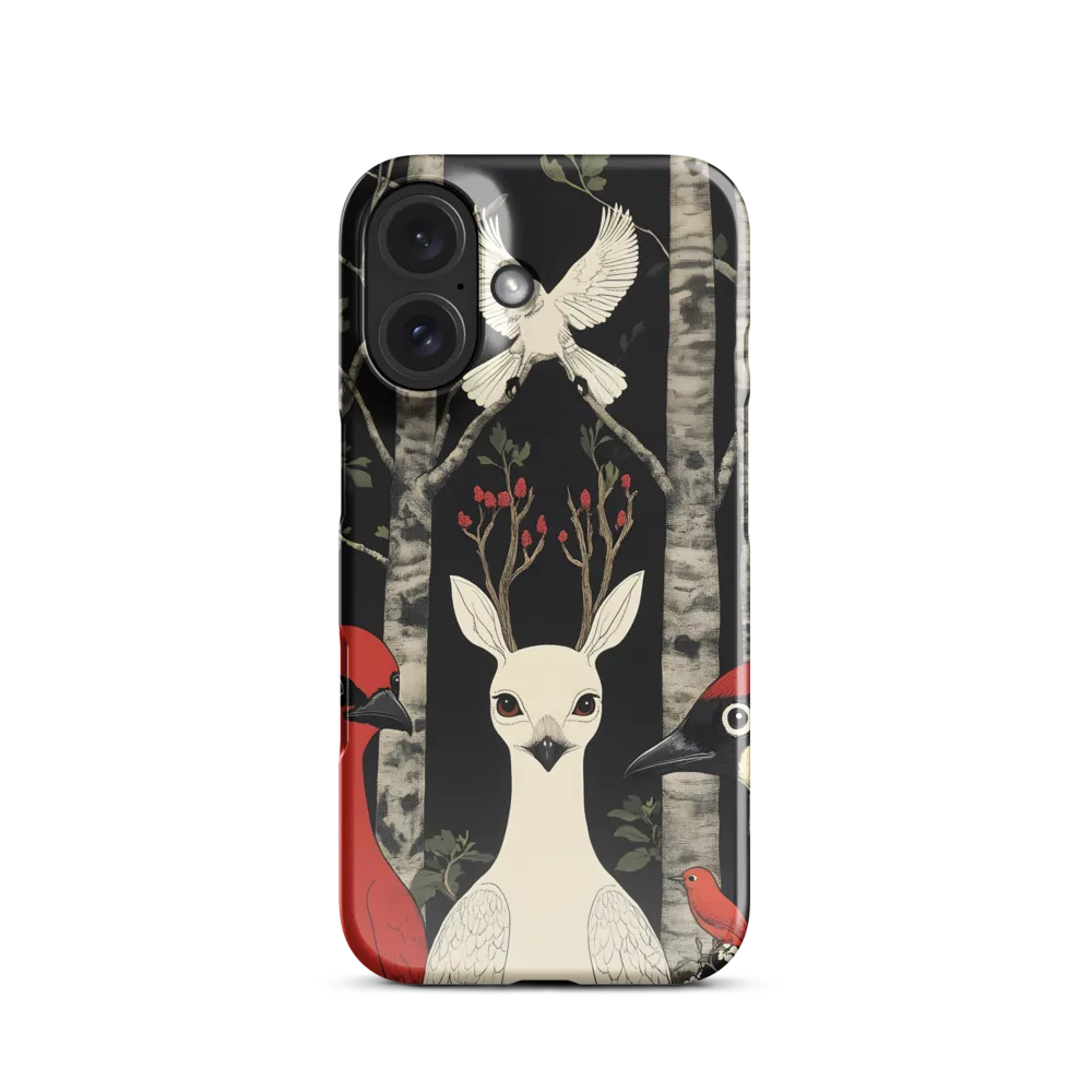 Whimsical Gathering: A Dance of Birds | Phone Case |  16 | Snap Case | Glossy