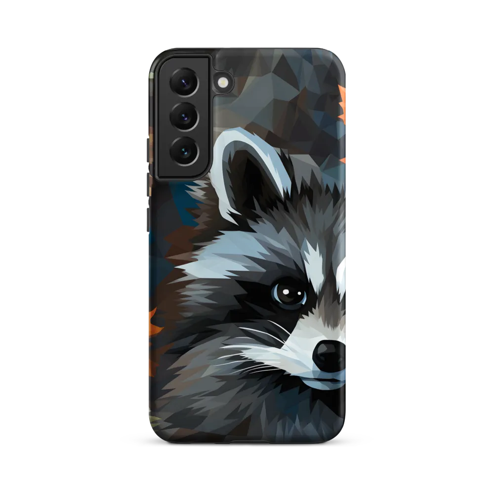 Whispers of Autumn: The Raccoon's Gaze