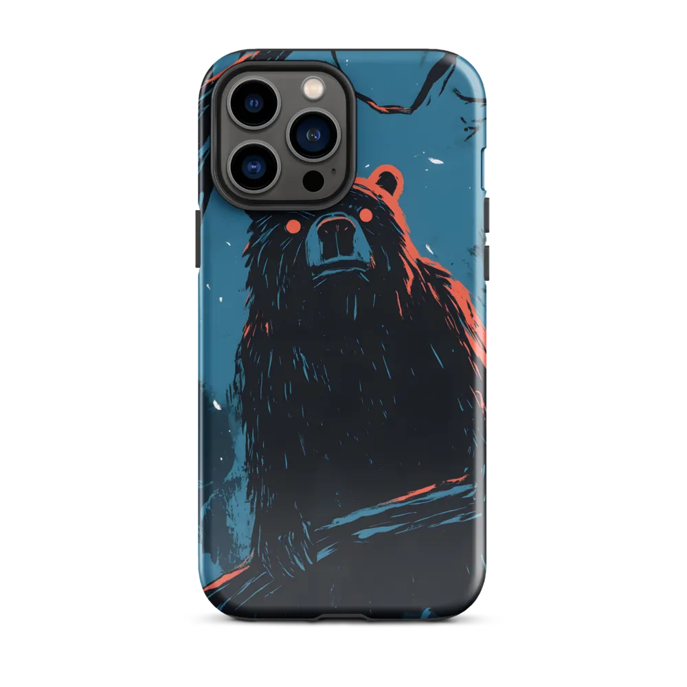 Eerie Majesty: A Bear in the Night