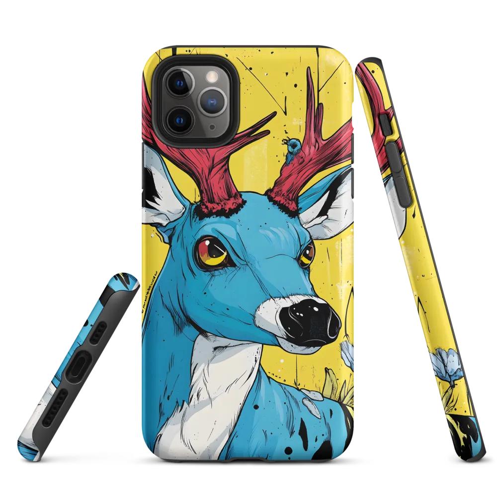 Vivid Antlers: A Modern Take on Nature