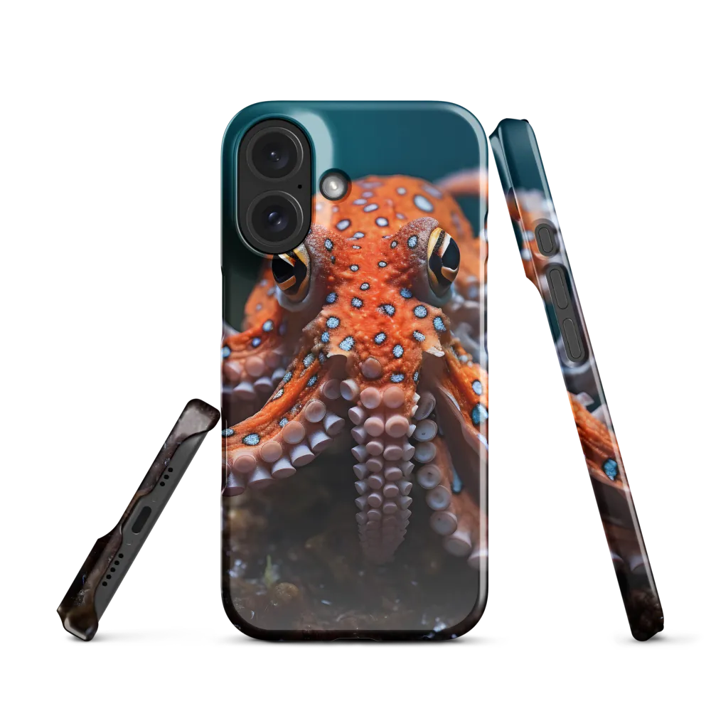 Curiosity of the Deep: The Orange Octopus | Phone Case |  16 | Snap Case | Glossy