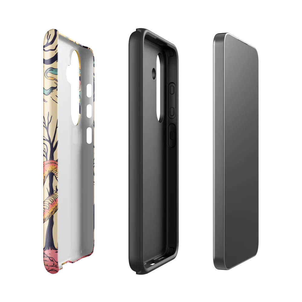The Enigmatic Dragon of the Desolate Forest | Phone Case |  S24 | Tough Case | Glossy