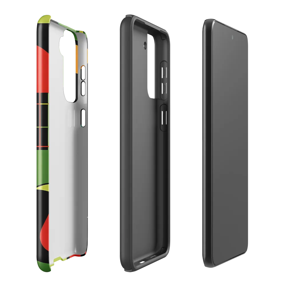 Geometric Harmony | Phone Case |  S21 Plus | Tough Case | Glossy