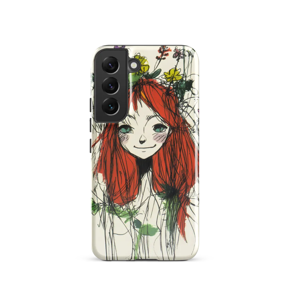 Whimsical Floral Portrait
