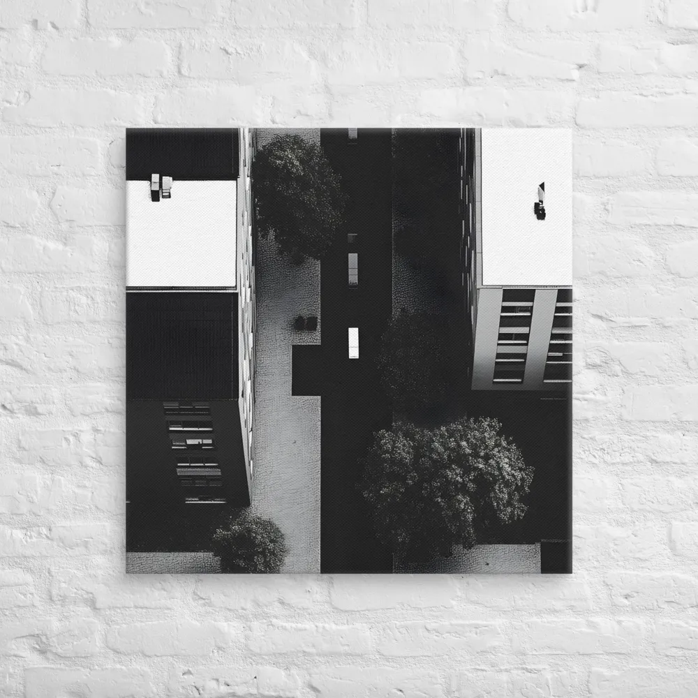 Urban Serenity from Above | Canvas | 30″×30″
