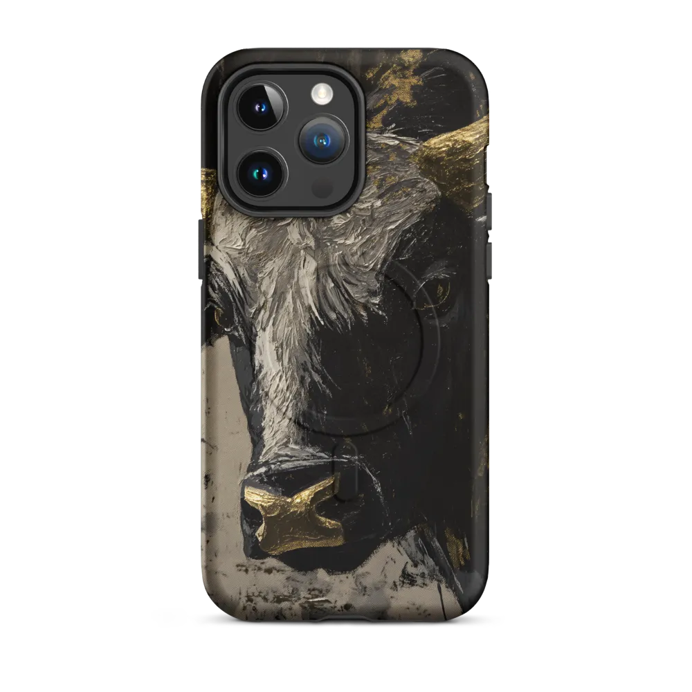Majestic Bull: The Power in Black and Gold