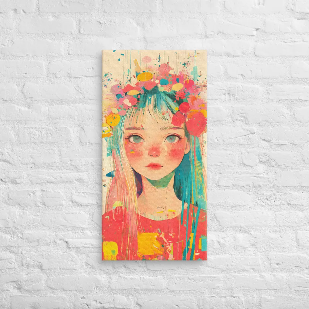 Whimsical Blossom | Canvas | 16″×32″