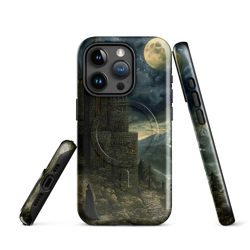 Whispers of the Moonlit Castle | Phone Case |  15 Pro | MagSafe® Tough Case | Glossy