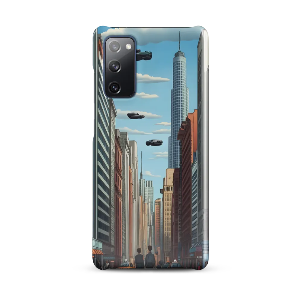 Futuristic Stroll through the Urban Skyline