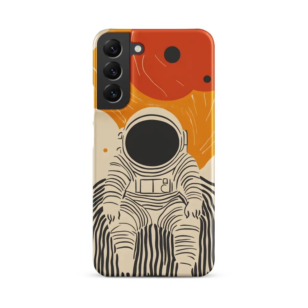 Astronaut in Cosmic Thoughts | Phone Case |  S22 Plus | Snap Case | Matte