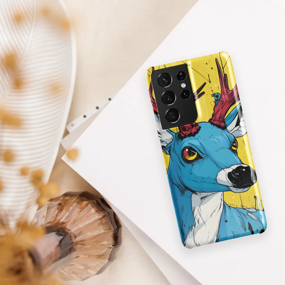 Vivid Antlers: A Modern Take on Nature