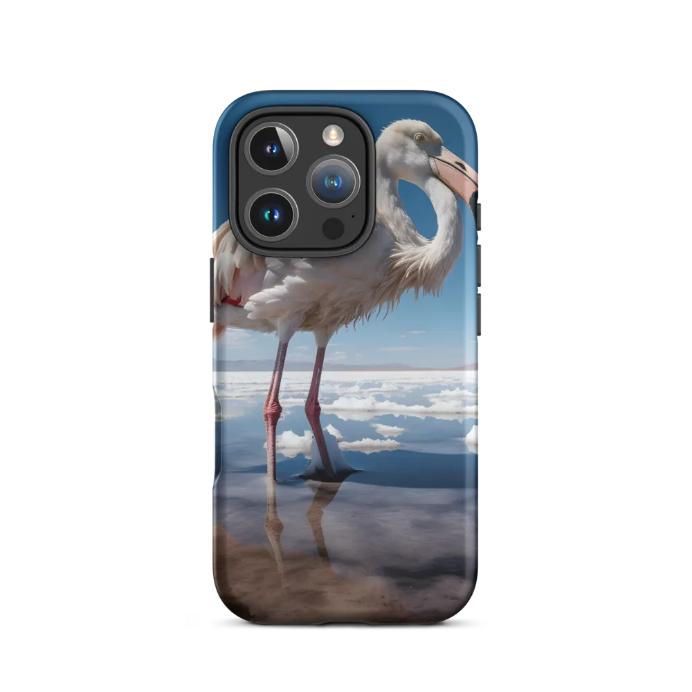 Graceful Solitude of a Flamingo