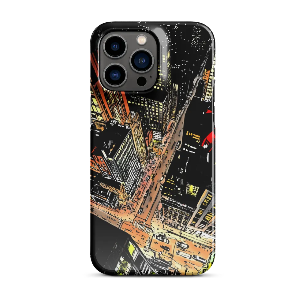 Urban Nightscape: A Bird's-eye View