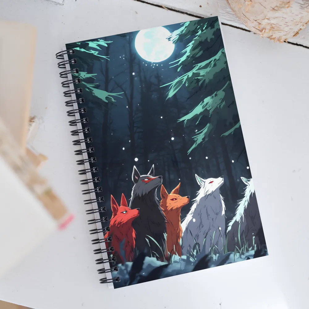 Guardians of the Night | Spiral Notebook