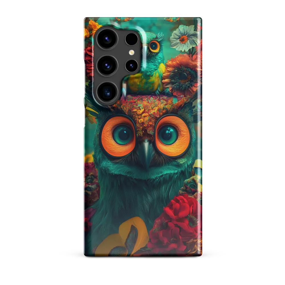 Majestic Harmony: The Floral Owl