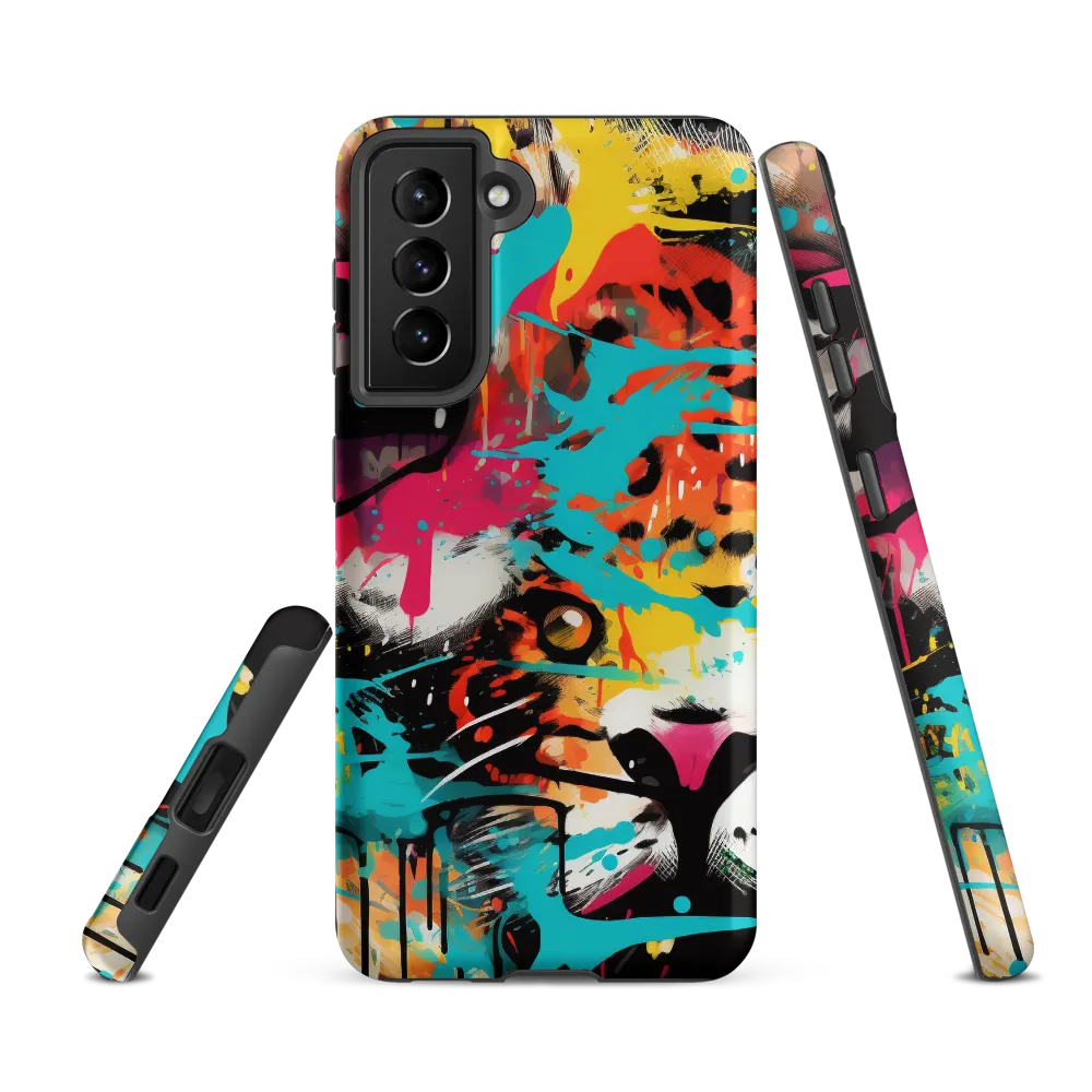 Fierce Fusion: Tiger and Lion in Graffiti