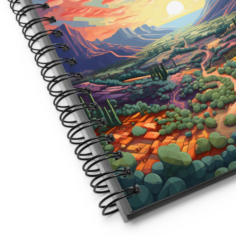 Serenity at Dusk | Spiral Notebook