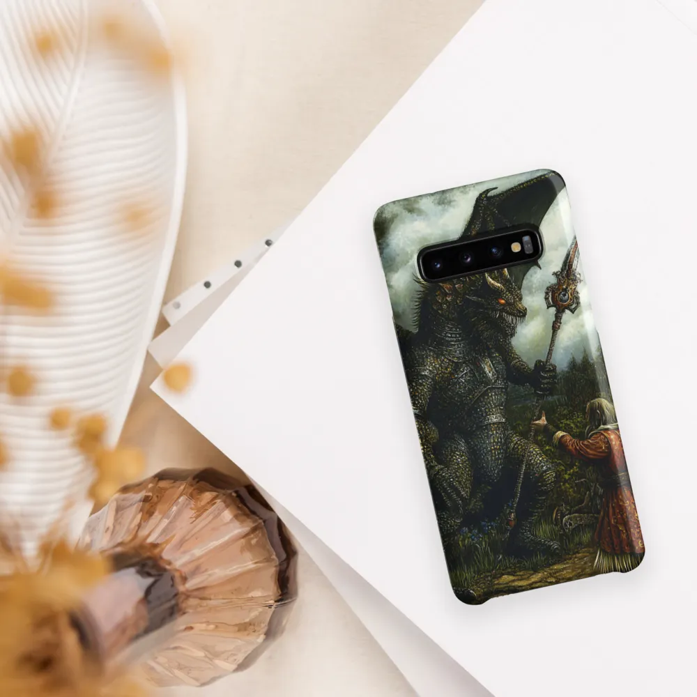 The Confrontation: Dragon vs. Wizard | Phone Case |  S10 | Snap Case | Matte