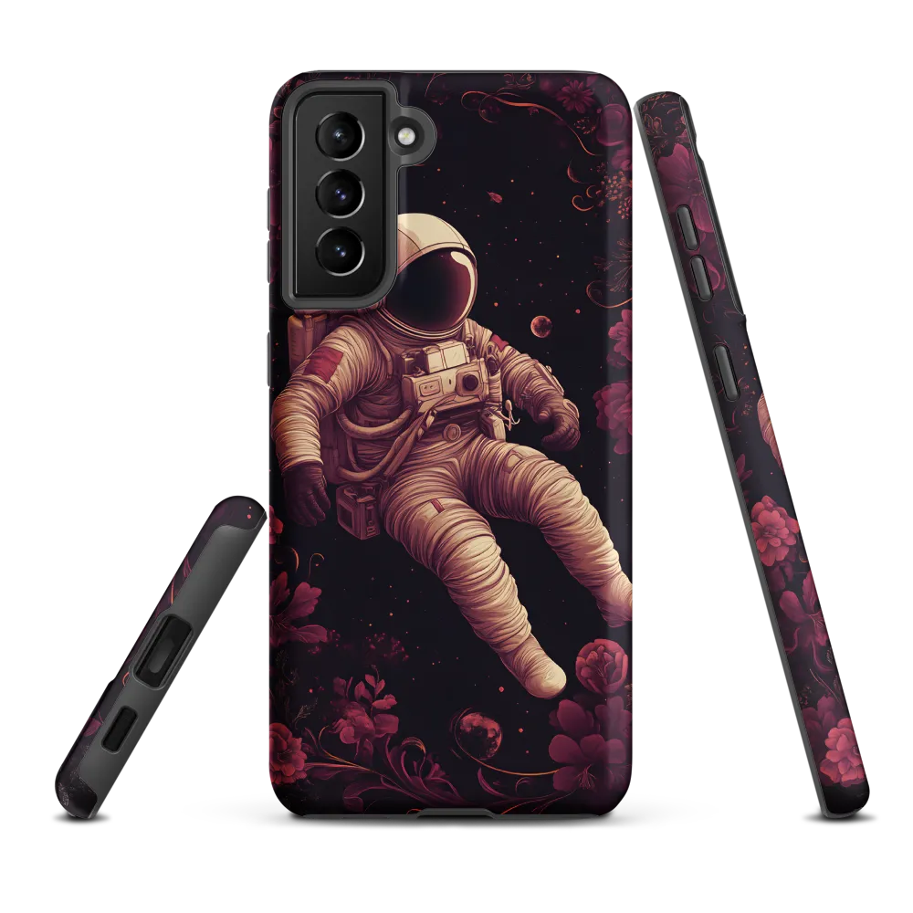 Cosmic Bloom: An Astronaut's Journey