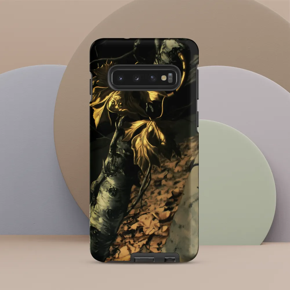 Golden Serenity: A Close Encounter with Nature