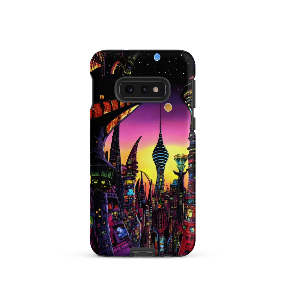 Futuristic Cityscape at Dusk