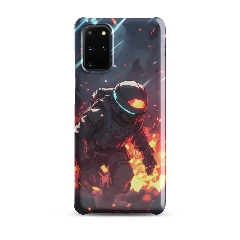 Astronaut Amidst Chaos