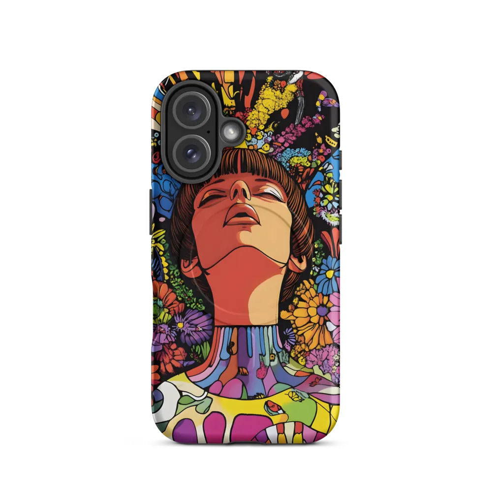 Vibrant Ecstasy: A Psychedelic Portrait