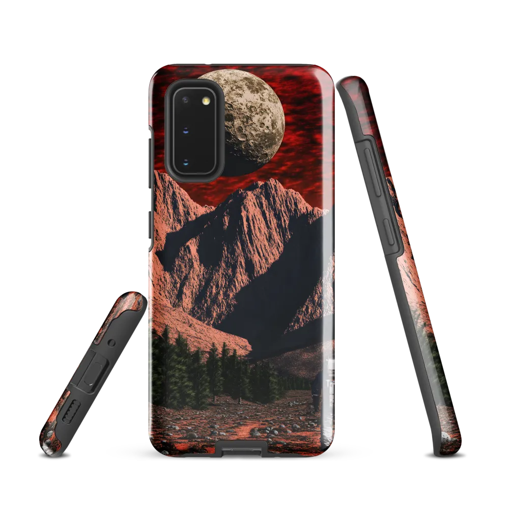 Beyond the Mountains: An Astronaut's Journey | Phone Case |  S20 | Tough Case | Glossy