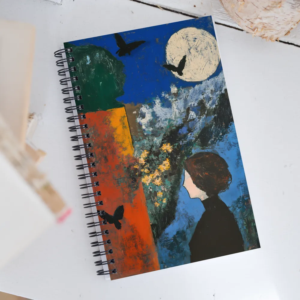 Whispers of the Night | Spiral Notebook