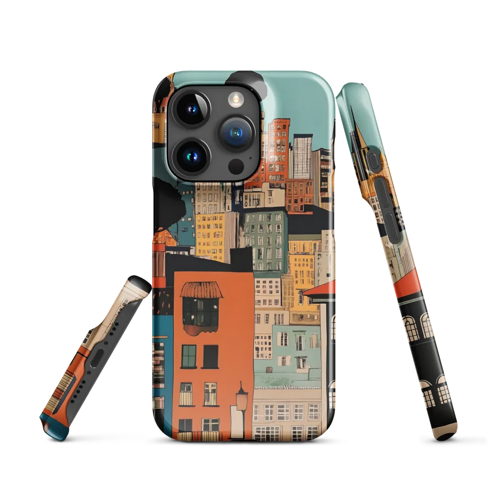 Urban Fusion: A Colorful Cityscape