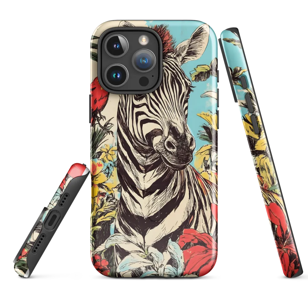 Zebra in Tropical Reverie