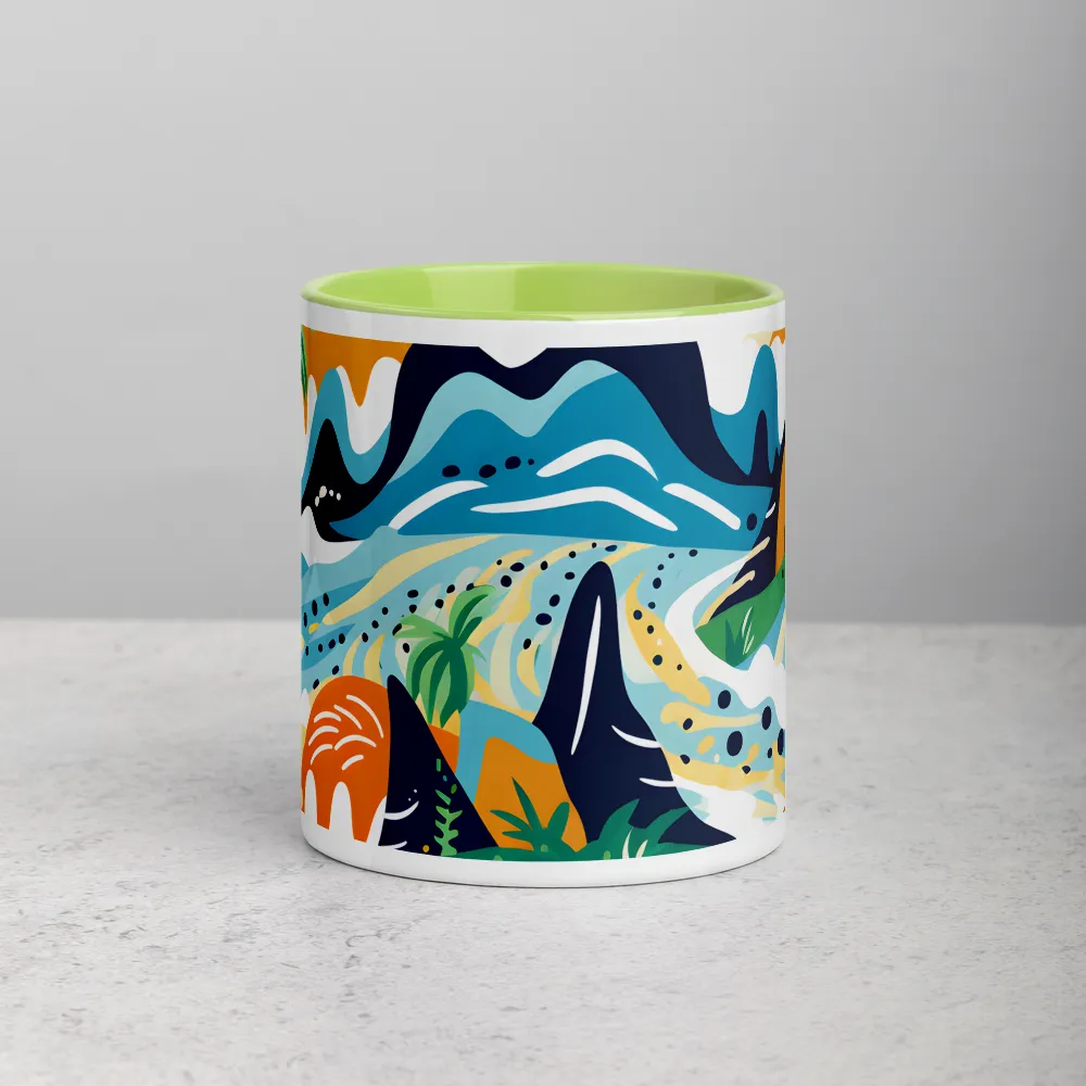 Abstract Tropical Landscape
