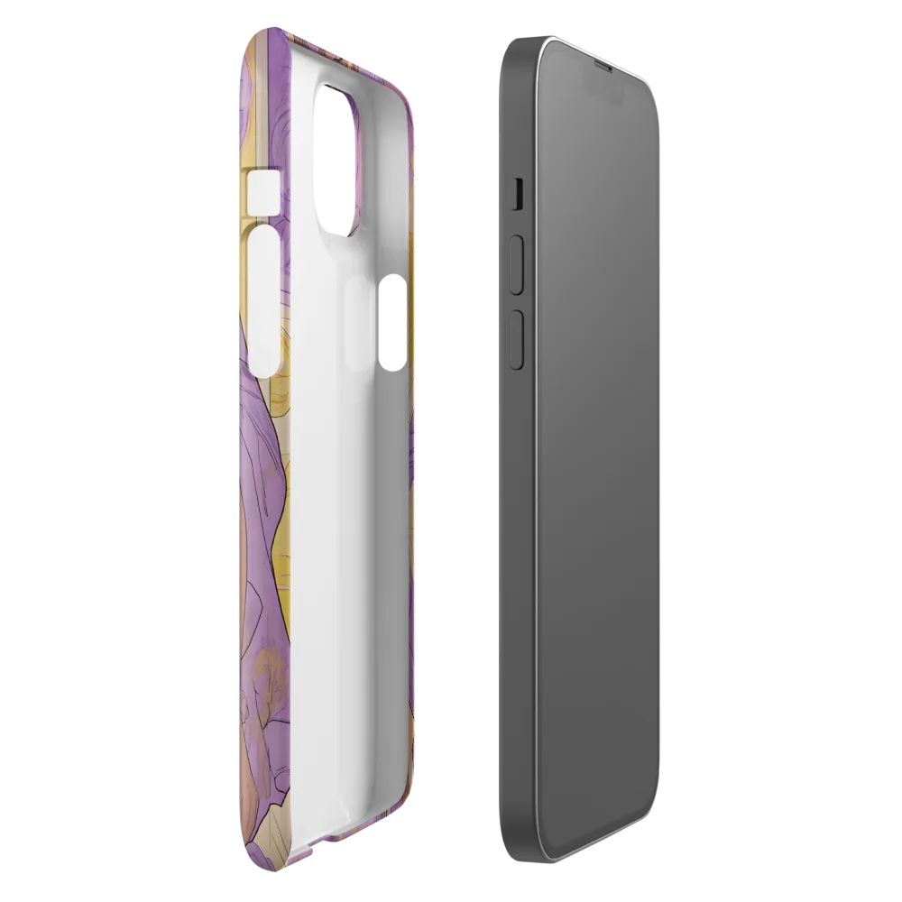 Elegance in Floral Harmony | Phone Case |  14 Plus | Snap Case | Glossy