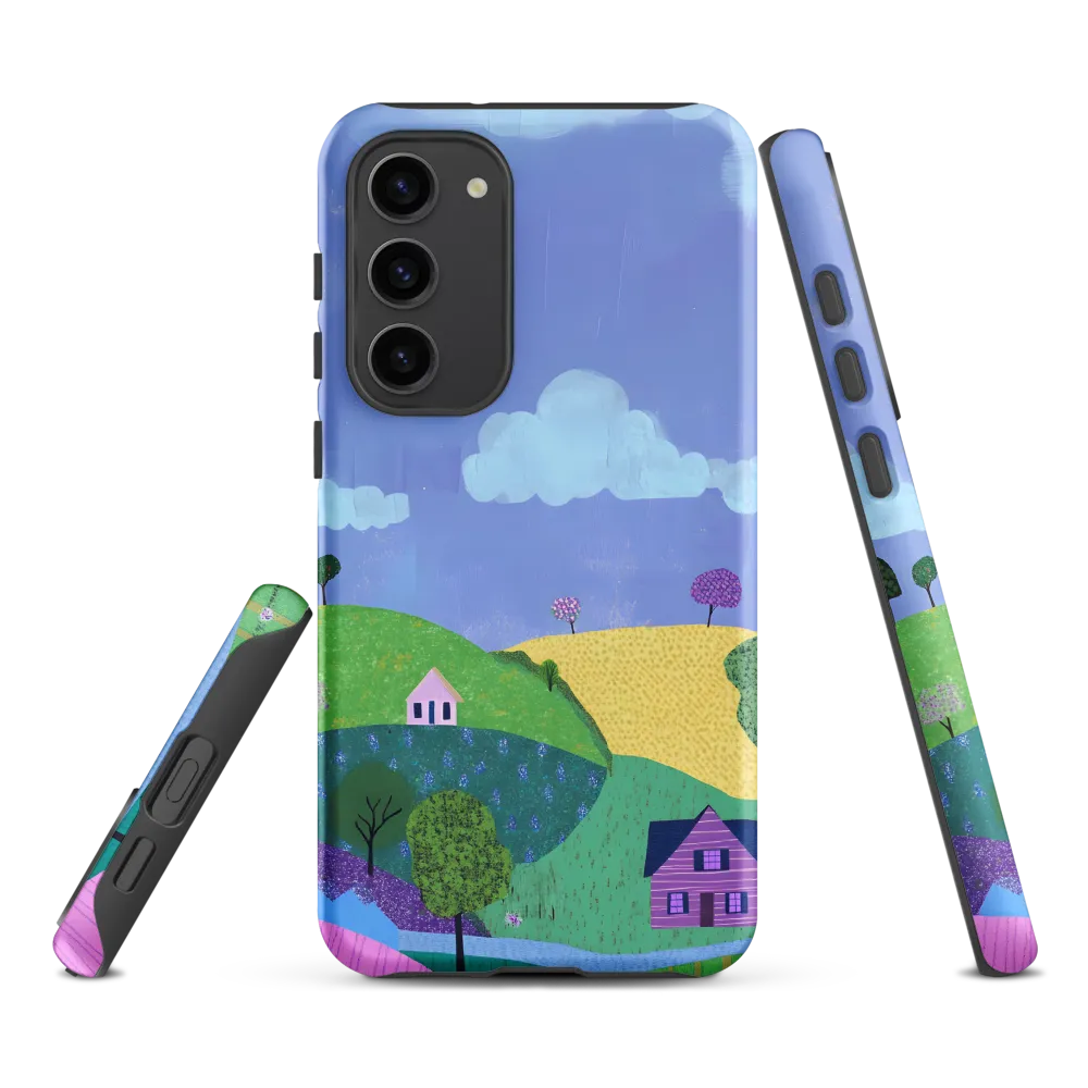 Whimsical Hills and Quaint Homes