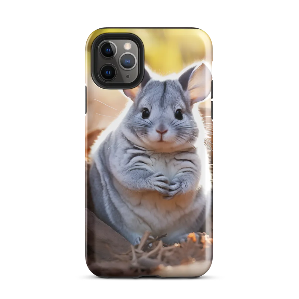 Gentle Whispers of Nature: The Chinchilla | Phone Case |  11 Pro Max | Tough Case | Glossy