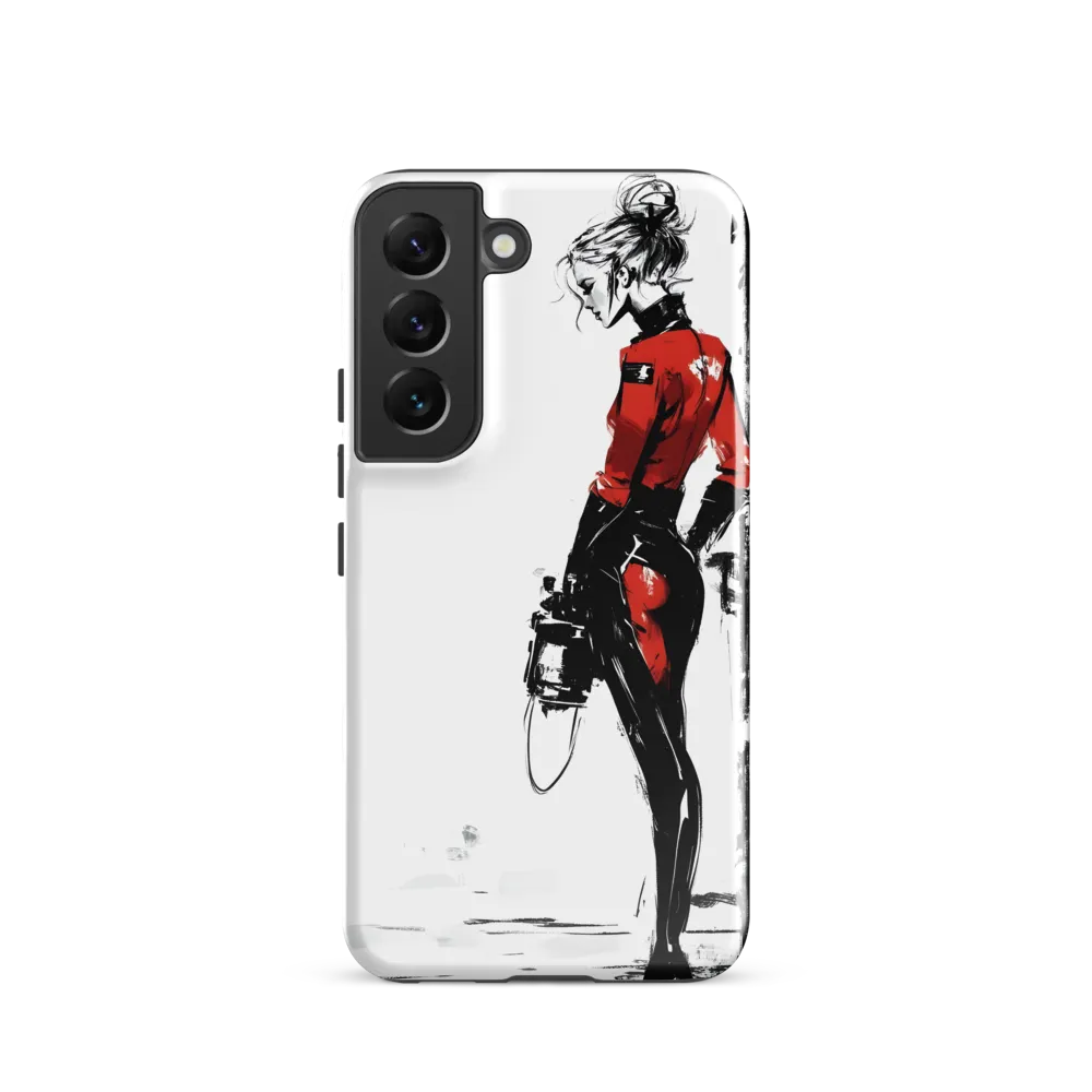 The Edgy Elegance | Phone Case |  S22 | Tough Case | Glossy