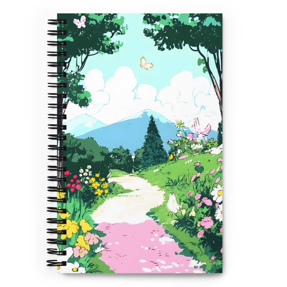 A Serene Journey Through Nature | Spiral Notebook