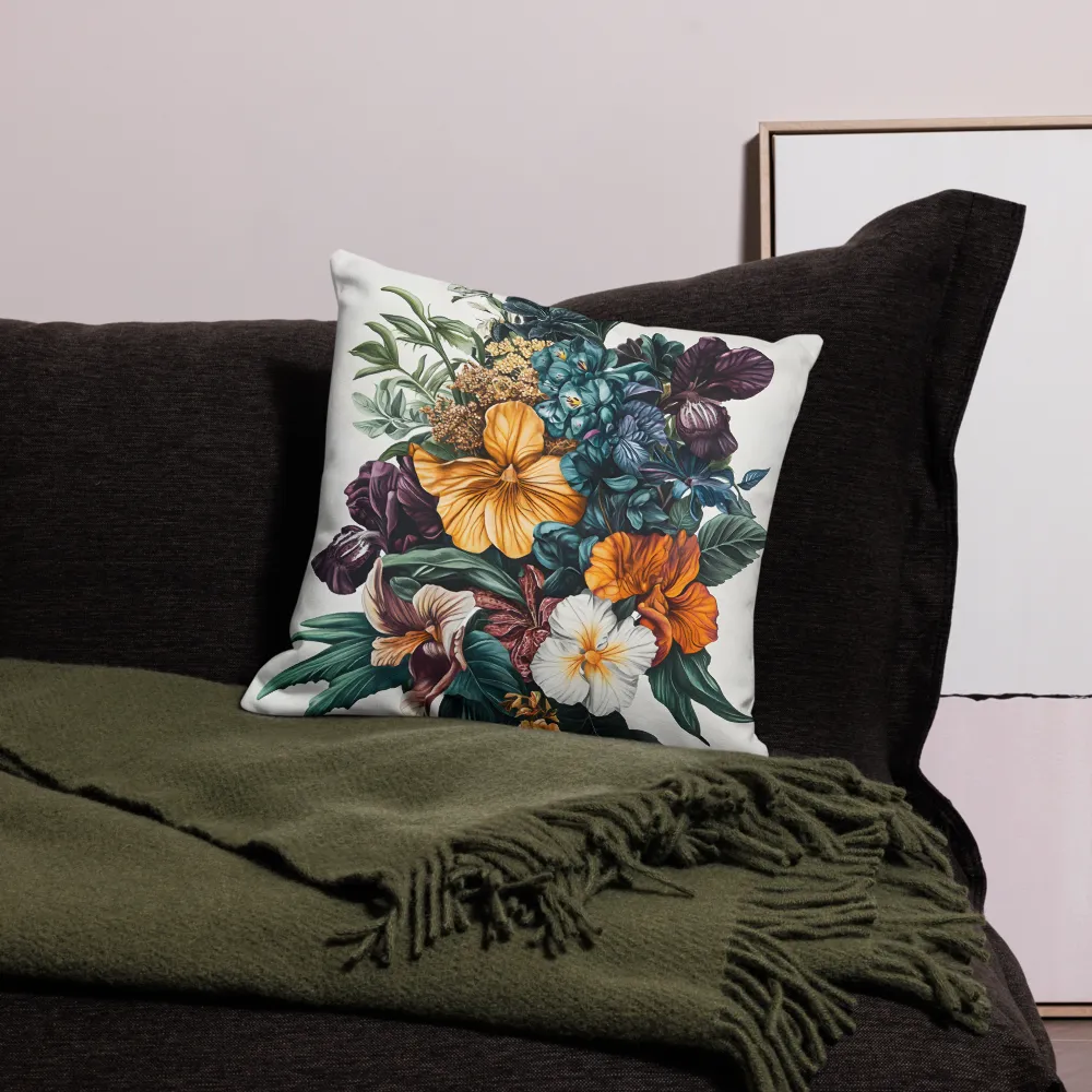 Floral Symphony | Pillow | 18″×18″