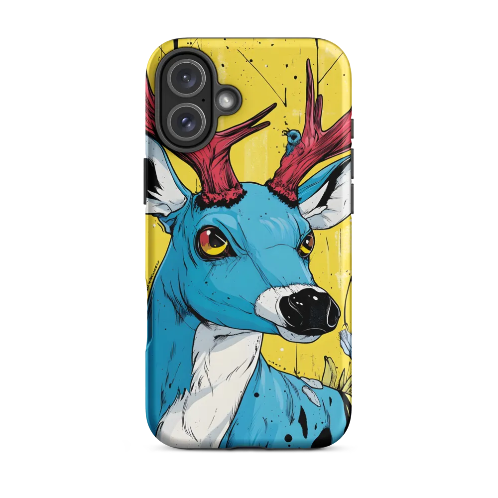 Vivid Antlers: A Modern Take on Nature