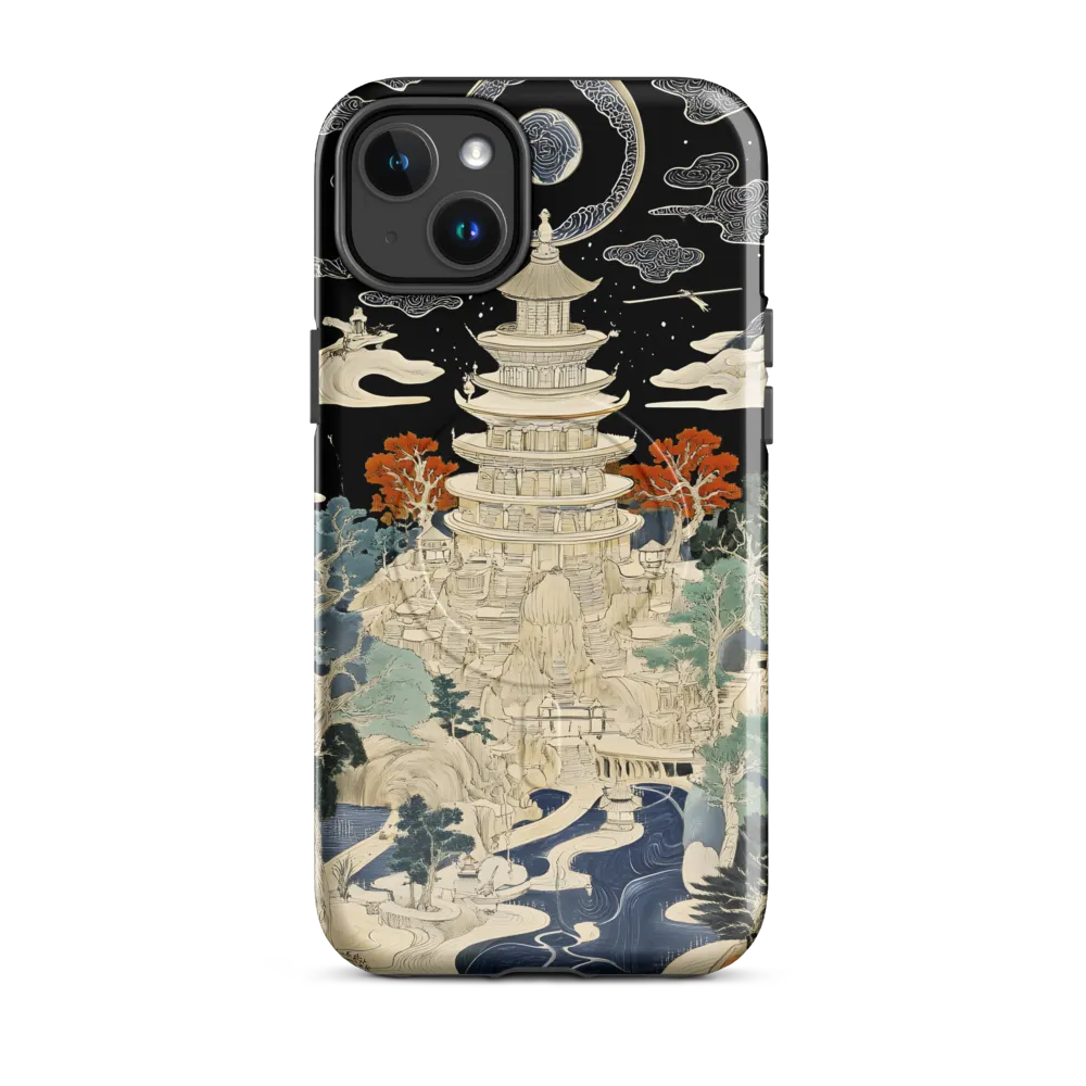 Whispers of the Pagoda | Phone Case |  14 Plus | MagSafe® Tough Case | Glossy