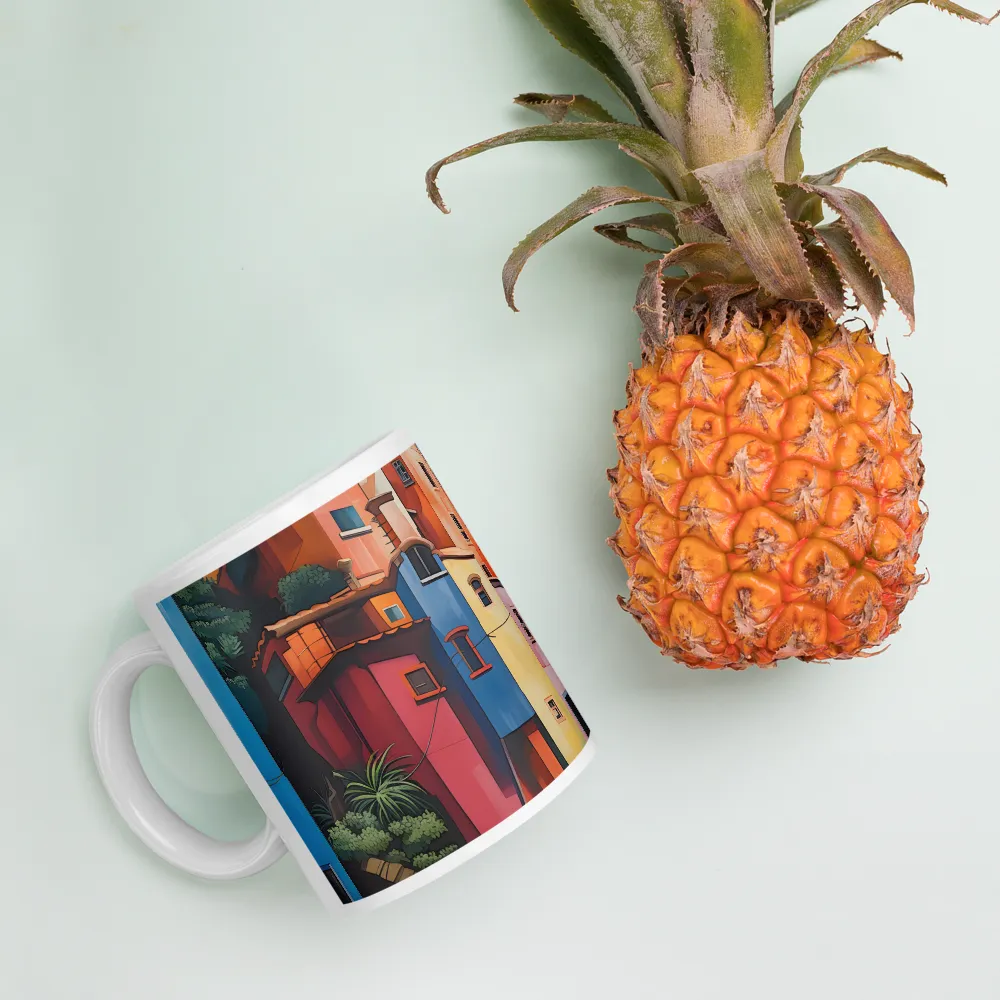 Whimsical Heights: A Vibrant Cityscape | Mugs | Multiple Sizes & Colors